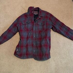 Rugged elements flannel coat
